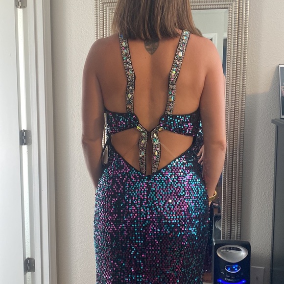 MeProm beaded, & sequined fabulous dress- new w/ tags - Picture 14 of 16